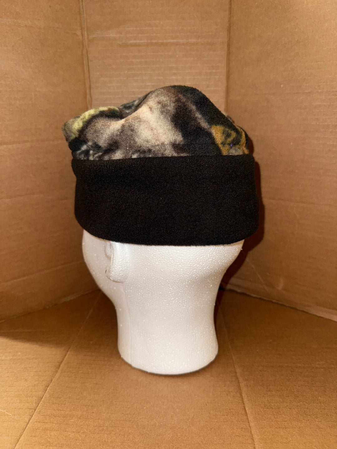 NAGU x STMP! Black and Camo Beanie
